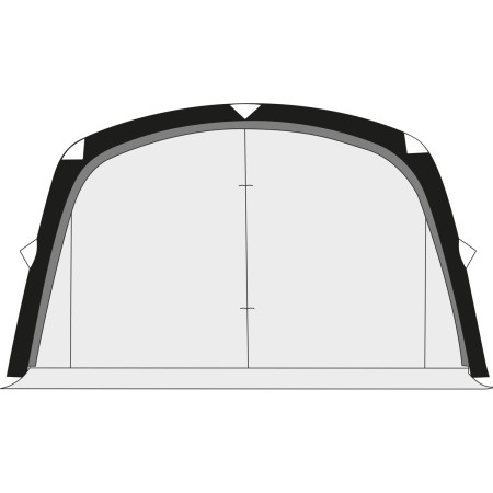 Zástěna k přístřešku Brunner Skia Frontwall 400