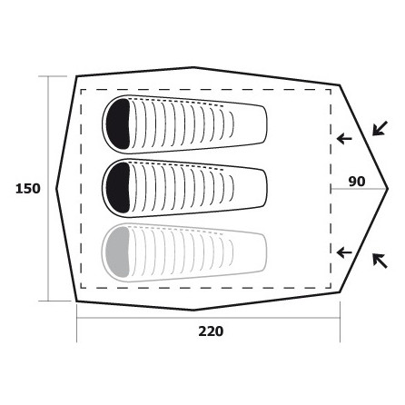 Stan Trimm Comet - půdorys