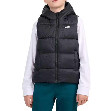 Dětská vesta 4F Vest Jacket M366 Deep Black