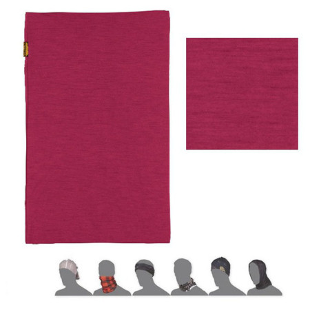 Multifunkční šátek Sensor Tube Merino Wool lilla