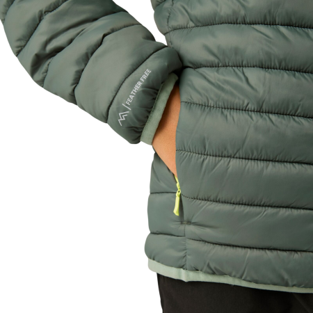 Dětská zimní bunda Regatta Junior Hooded Marizion Dark Forrest Green