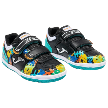 Dětské boty Joma Top Flex JR Black Indoor