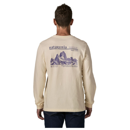 Pánské triko Patagonia M's L/S MW Hut Tripper Skyline T-Shirt