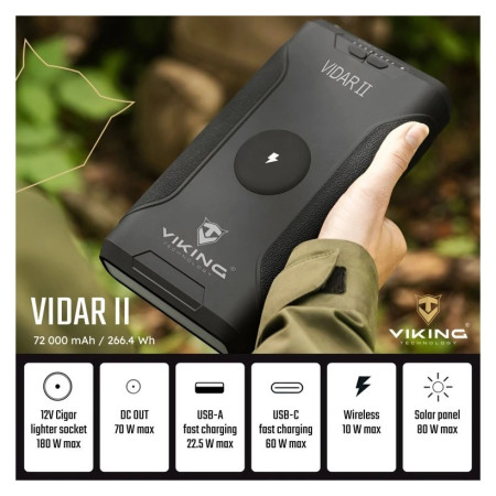 Outdoor powerbanka Viking Technology Vidar II