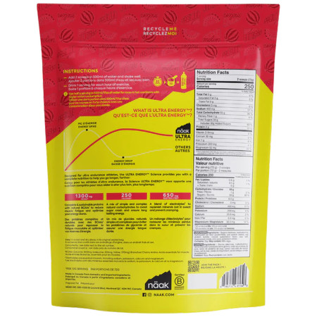 Energetický drink Näak Watermelon - Ultra Energy™ Drink Mix (720g)