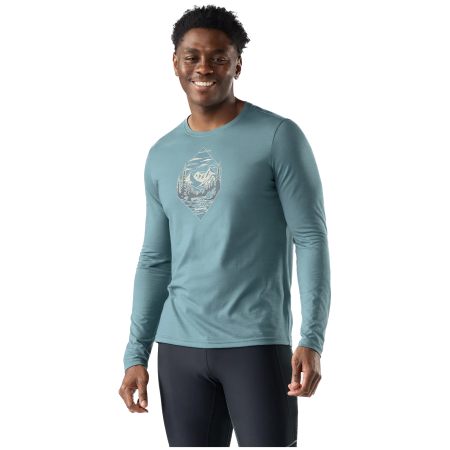 Pánské funkční triko Smartwool Men's Wander Valley Active Long Sleeve G