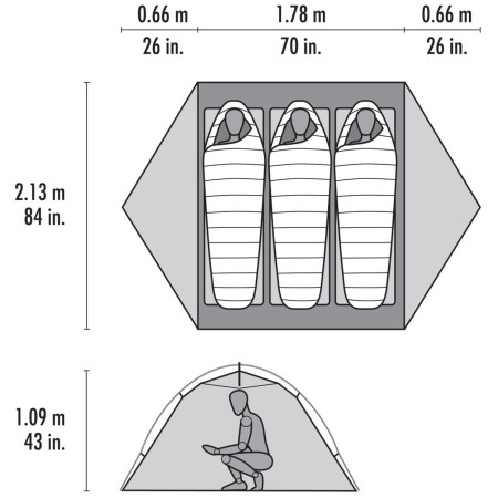 Turistický stan MSR Elixir 3 Tent