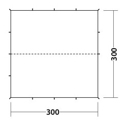 Tarp Robens Tarp 3 x 3 m Exp