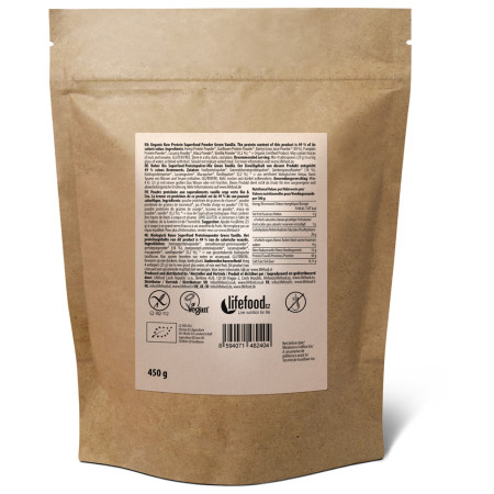 Proteinový prášek Lifefood PROTEIN BIO RAW vanilkový 450 g