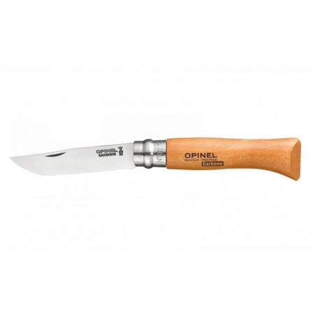 Zavírací nůž Opinel N°08 Carbon Viroblock, blister