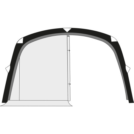 Zástěna k přístřešku Brunner Skia Frontwall 400