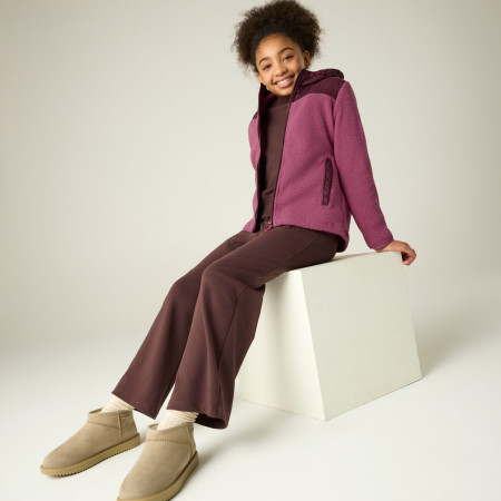 Dětská mikina Regatta Myla Hybrid Jacket Fig/Violet