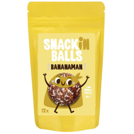 Sportovní výživa SNACKin BALLS Bananaman 156 g