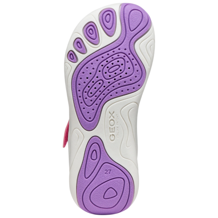 Dětské boty Geox J Foot-Run Girl Pink/Lavender