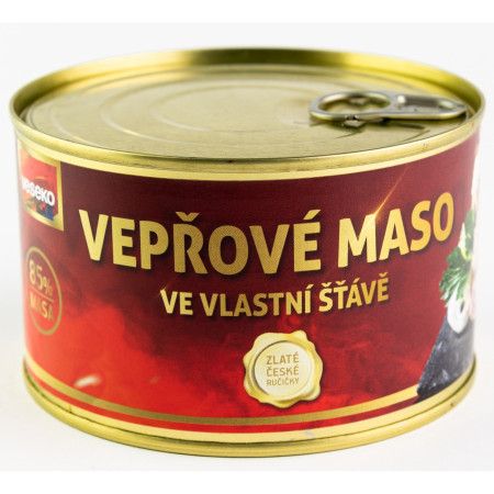 Vepřové maso ve vlastní šťávě Veseko 400 g