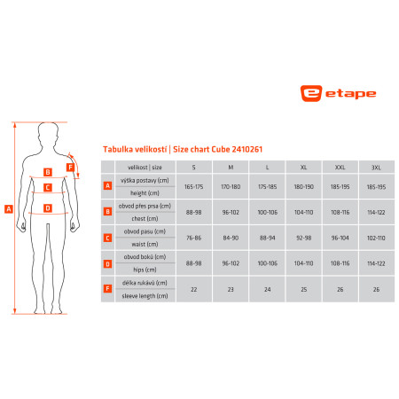 Pánský cyklistický dres Etape Cube