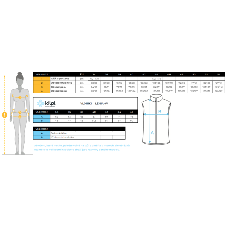 Dámská vesta Kilpi Lenia-W