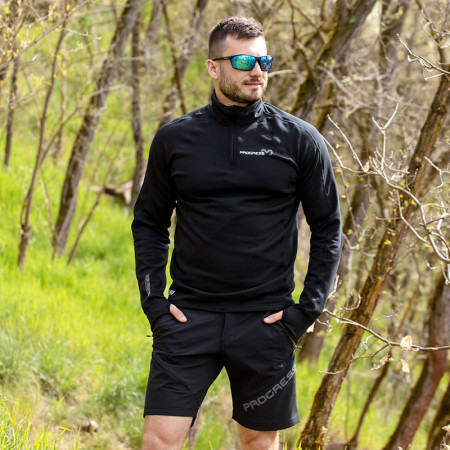 Pánská funkční mikina Progress Torez Zip Merino