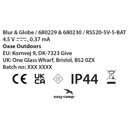 Světelný řetěz Easy Camp Globe Light Chain