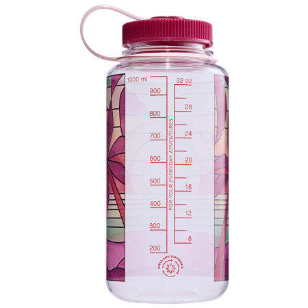 Láhev Nalgene Wide Mouth 1l Clear Stained Glass