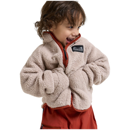 Dětská mikina Didriksons Gibbs Kids Fullzip 2 Beach Beige/Rust
