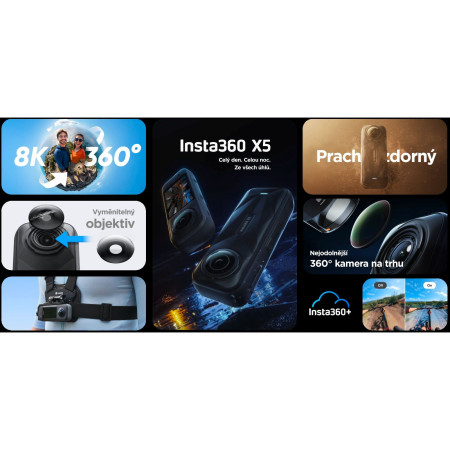 Kamera Insta360 X5