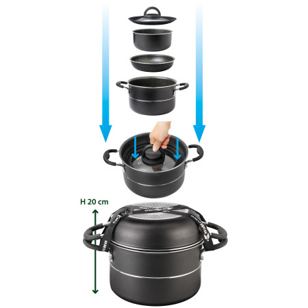 Sada nádobí Brunner Pirate NG 7+1 - 24 cm