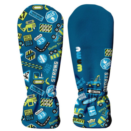 Dětské zimní palčáky WAMU Bagr