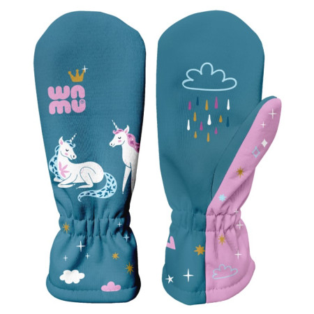 Dětské zimní palčáky WAMU Jednorožci
