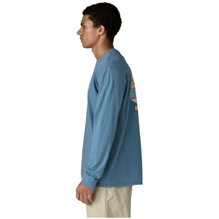 Pánské triko Patagonia Long-Sleeved Great Waves Responsibili-Tee