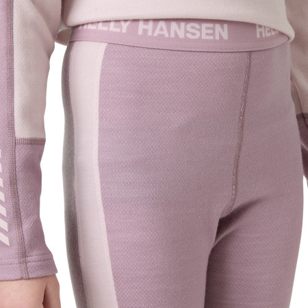 Dětský funkční set Helly Hansen Jr Lifa Merino Midweight Set Purple Clay