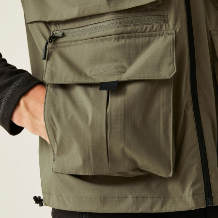 Pánská vesta Regatta Travel Light Packaway B/W