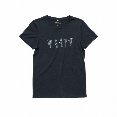 Dámské triko Devold Classic "Flowers" Tee Wmn