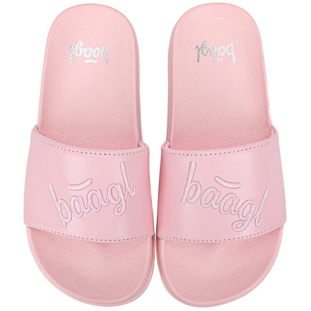 Dětské pantofle Baagl Logo Pink