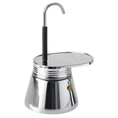 Minikávovar GSI 4 Cup Stainless Mini Expresso