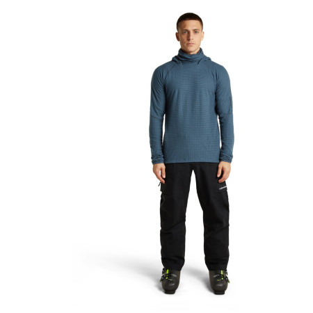 Pánská mikina Icebreaker Men Mer 400 RealFleece Grid Pulover Hood