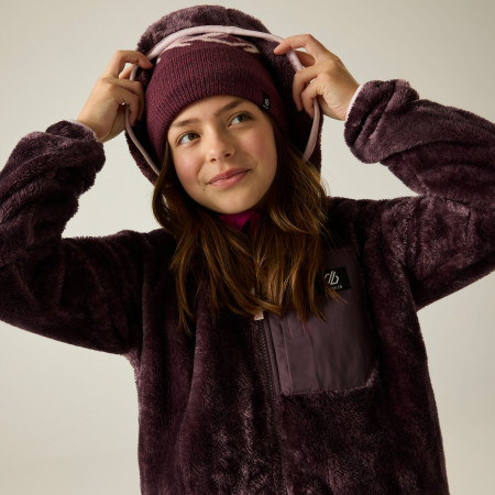 Dětská mikina Dare 2b Powder Fleece Hucklbr/PkHz
