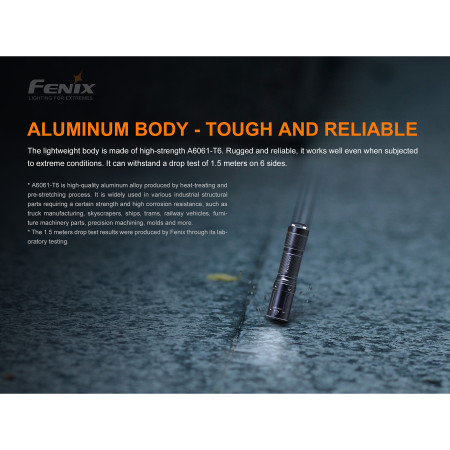 Baterka Fenix E01 V2.0 modrá