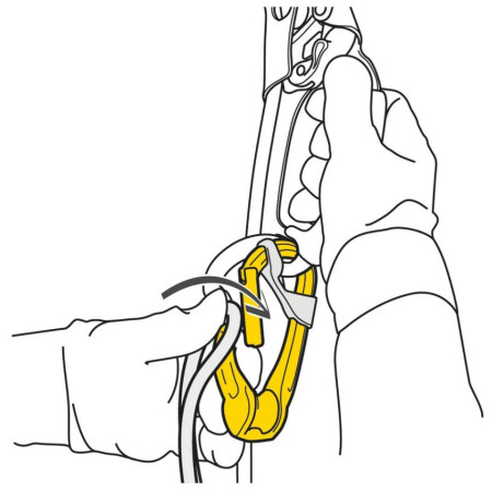 Karabina Petzl Rollclip A Triact-Lock