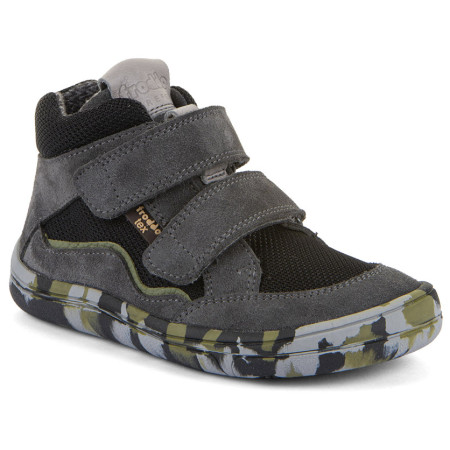 Dětské celoroční barefoot boty Froddo Barefoot Tex Fun Autumn Grey/Black