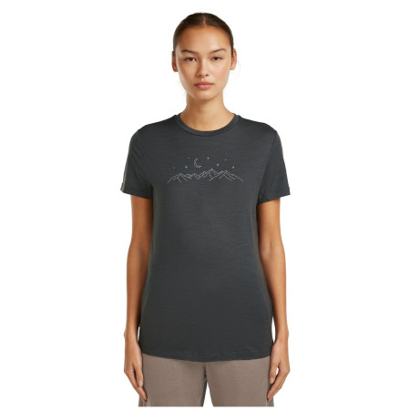 Dámské triko Icebreaker Women Merino 150 Tech Lite SS Tee Sparkling Stars