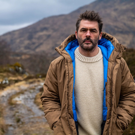 Pánský svetr Fjällräven Övik Waffle Knit M