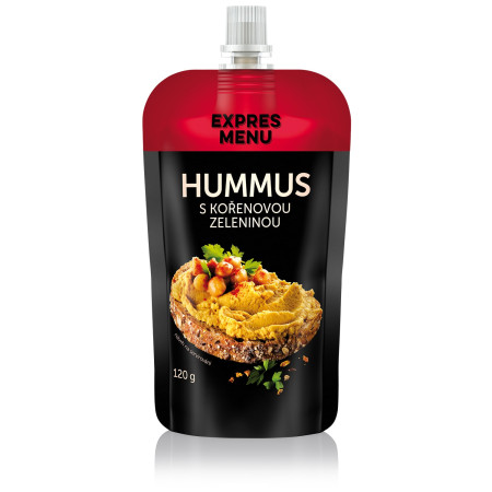 Jídlo na cesty Expres menu Hummus s kořenovou zeleninou