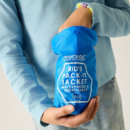 Dětská bunda Regatta Kids’ Pack-It Jacket III Sonic Blue