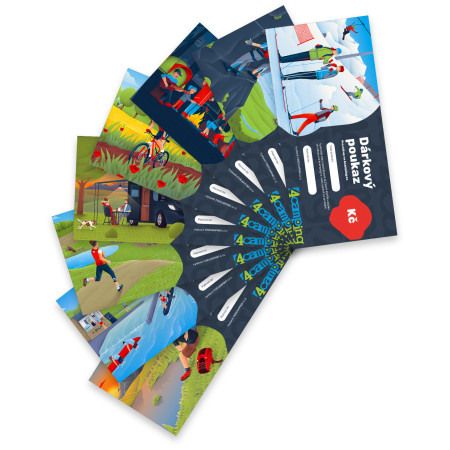 Voucher 4camping Tištěný dárkový poukaz