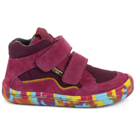 Dětské celoroční barefoot boty Froddo Barefoot Tex Fun Autumn Fuxia