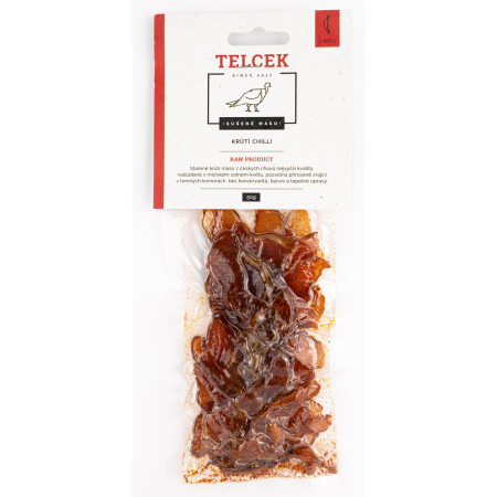 Sušené maso Telcek Krůtí Chilli 50g