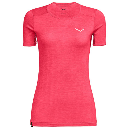 Dámské triko Salewa Puez Graphic 2 DRY W S/S Tee - rouge red melange