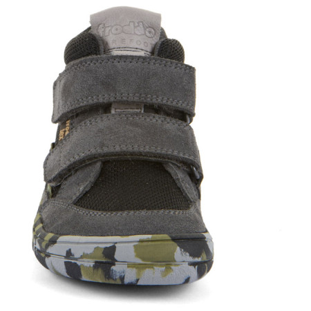 Dětské celoroční barefoot boty Froddo Barefoot Tex Fun Autumn Grey/Black