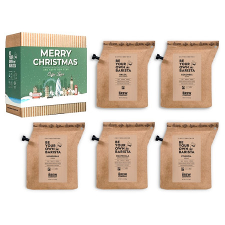 Dárkové balení Grower´s cup 5ks kávy- Vánoce
